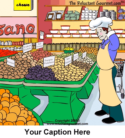 Potato Cartoon Cartoon by The Reluctant Gourmet©