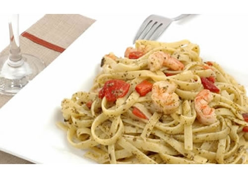 Sun-Dried Tomato Pesto Pasta with Shrimp Recipe Sun-Dried Tomato Pesto Pasta with Shrimp Recipe