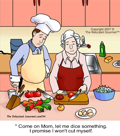 Dicing Onions Cartoon Dicing Onions Cartoon