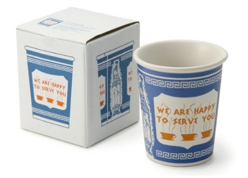 Ceramic Greek Coffee Cup