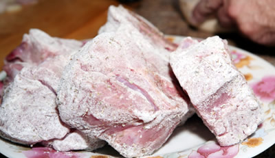 Meat Dredged In Flour