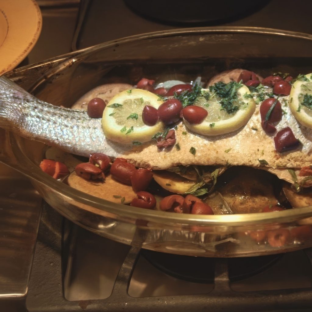 Roasted Wild Sea Bass Recipe