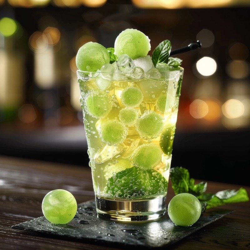 Molecular Mojito Spheres