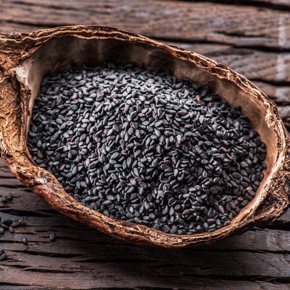 black sesame seeds