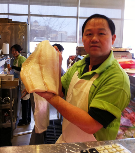 Andy the Fishmonger from Ardmore Seafood Market