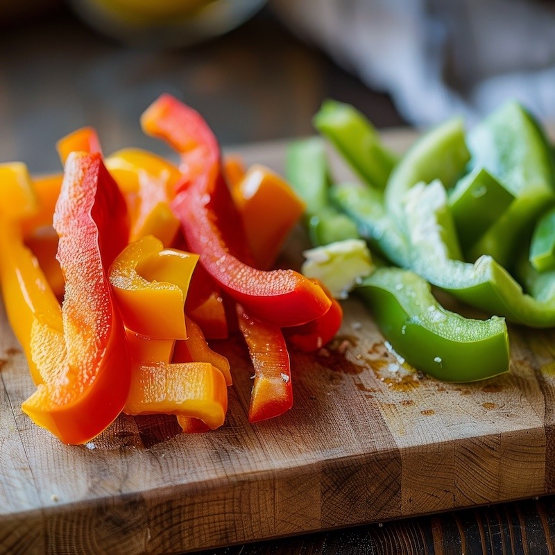 Sliced Peppers