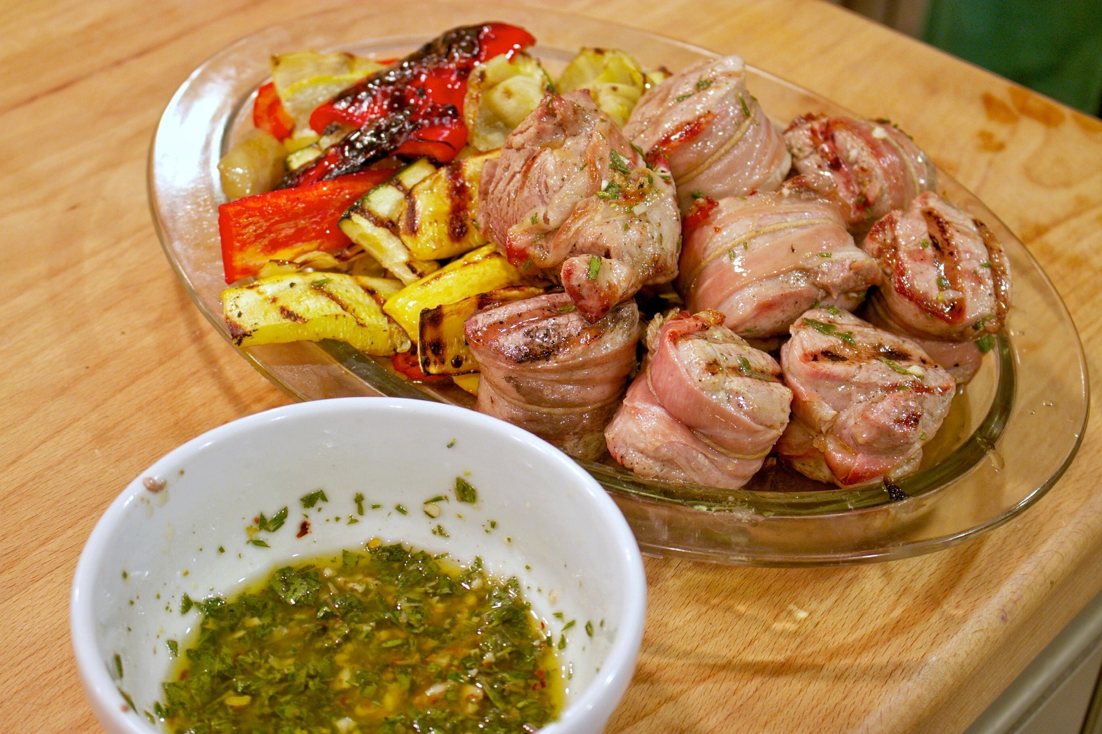 Pork Tenderloin with Herb Sauce