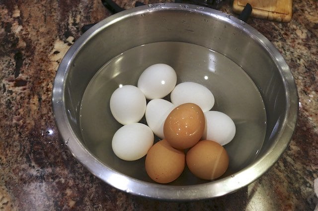 sous vide hard boiled eggs