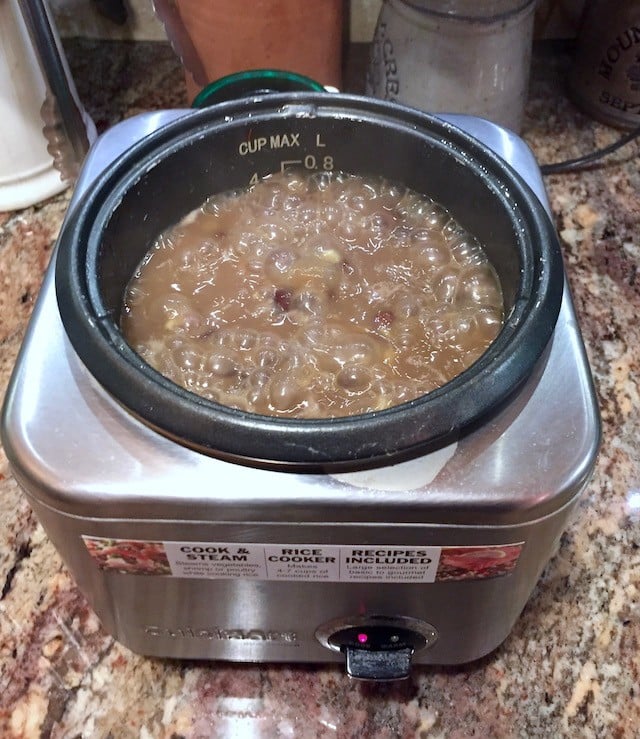 Rice Cooker Rice and Beans