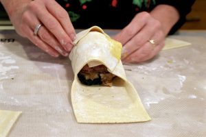 Preparing Beef Wellington