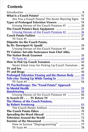 Couch Potato Handbook Contents