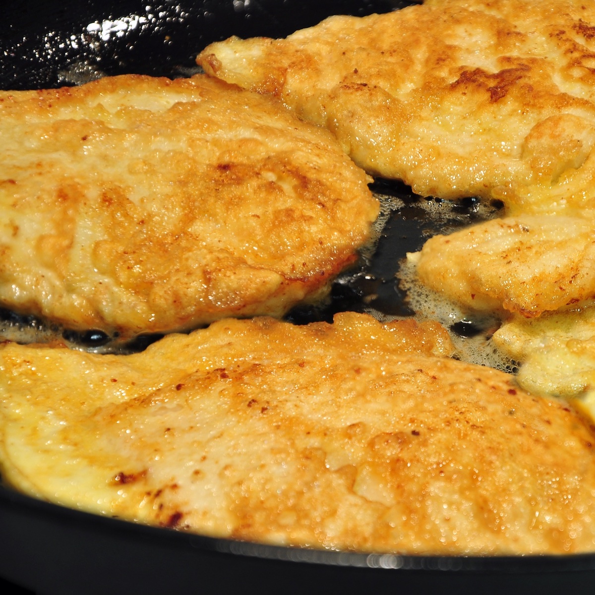 Sauté too large an item