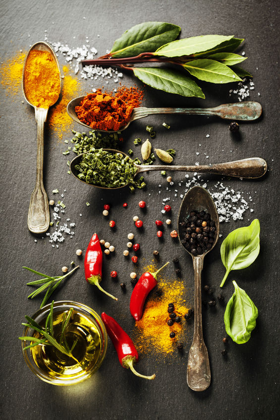 Selection of Herbs and Spices