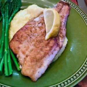 Pan Fried Branzino