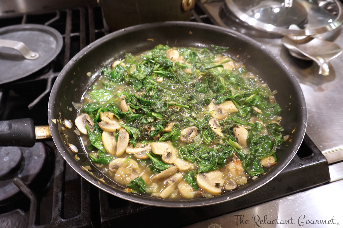 Wilt the spinach