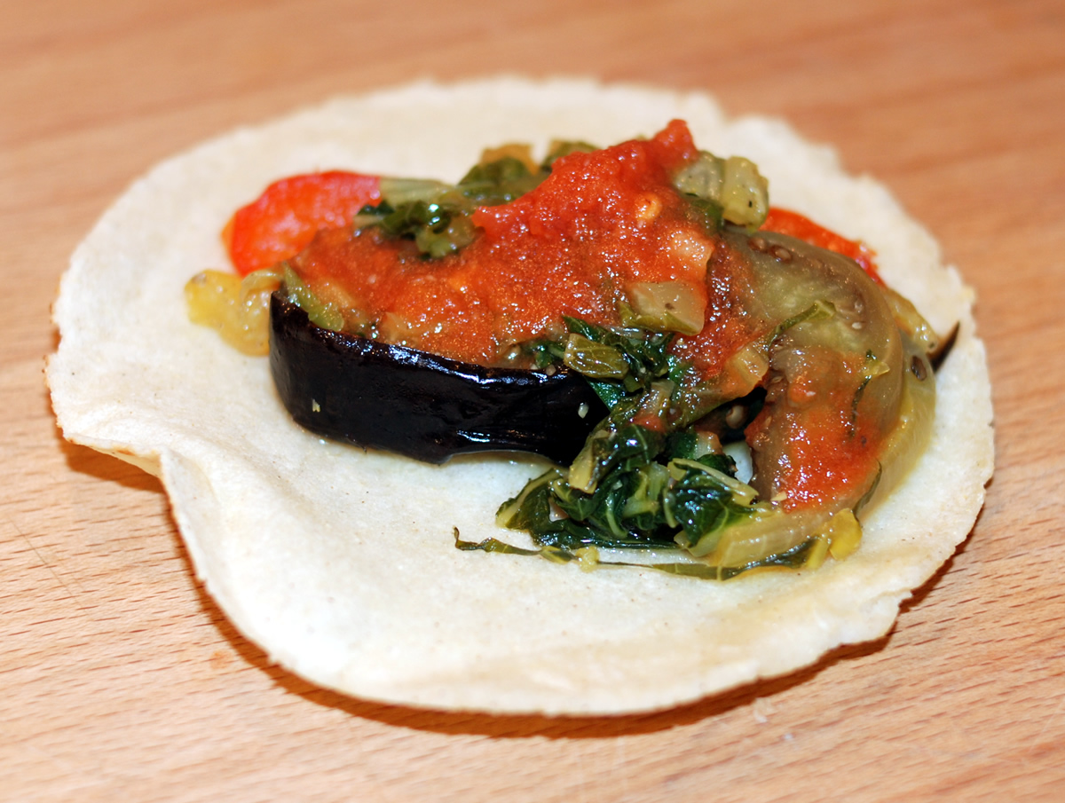 Tortilla with Eggplant