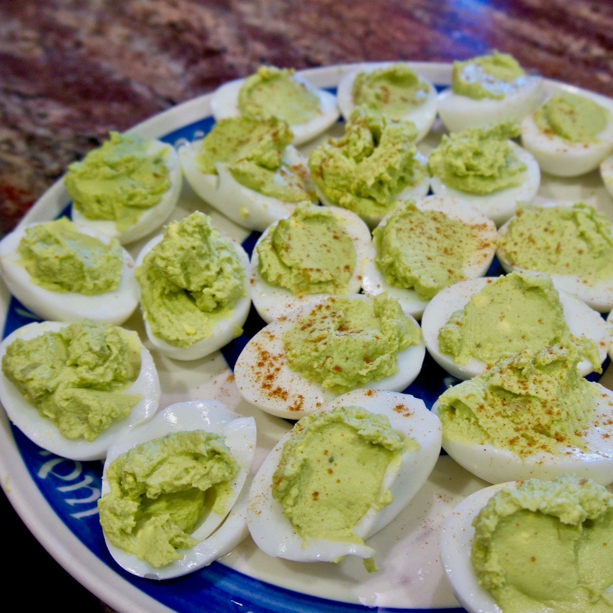 Guacamole Deviled Eggs Recipe