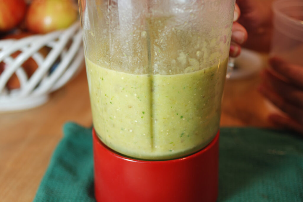 Tomatillo Sauce in Blender