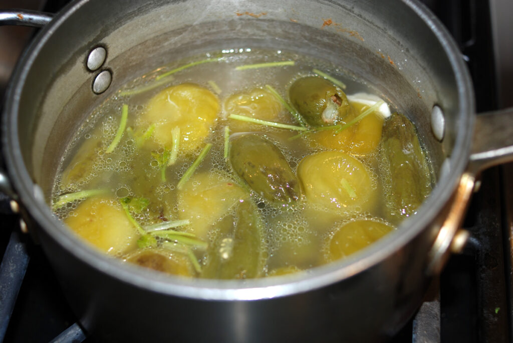Making Tomatillo Sauce at Home