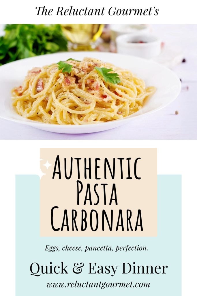 Authentic Pasta Carbonara Recipe