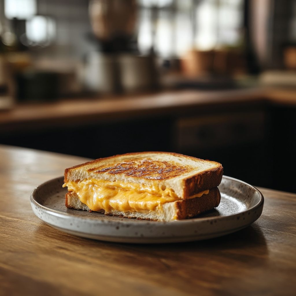 Grilled Cheddar Cheese Sandwich