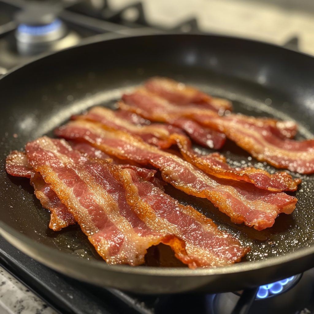 Stovetop Cooked Bacon