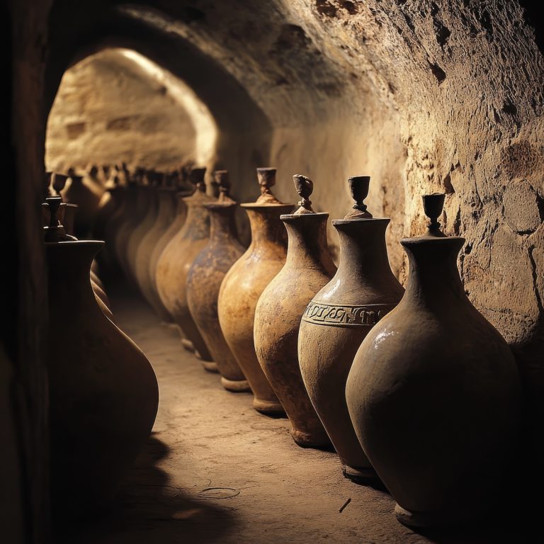 Date Vinegar in Urns