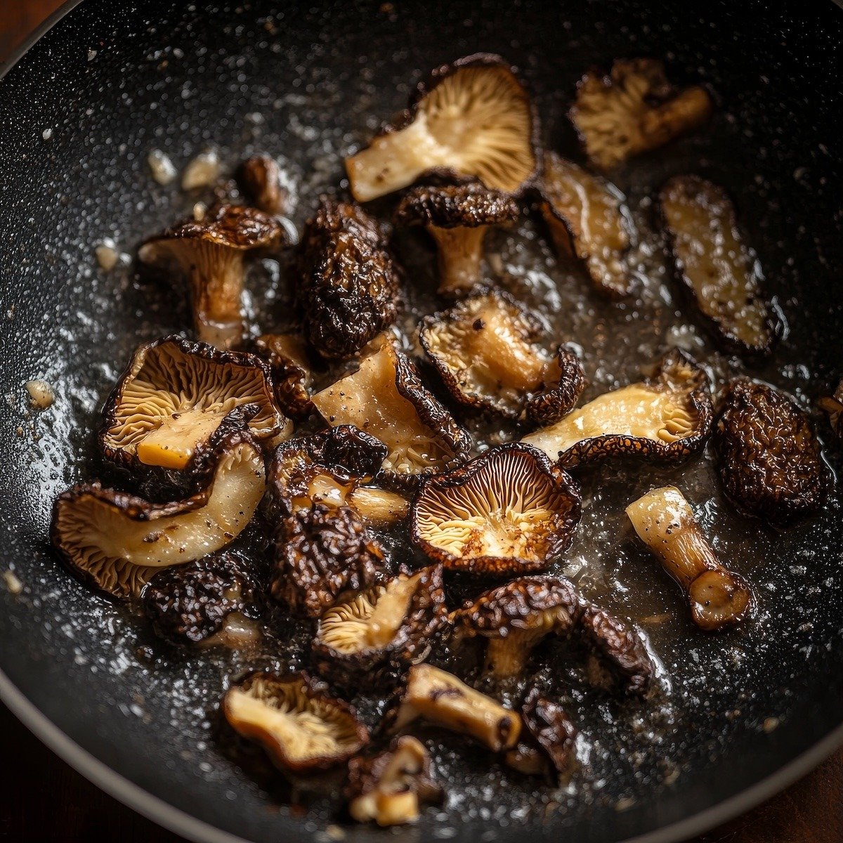 Sauteed Morels