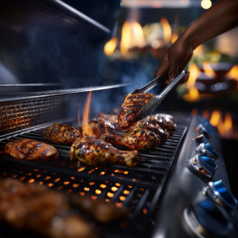 Grilling Chicken